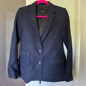 Banana Republic Dark Blazer with Colorful Speckles